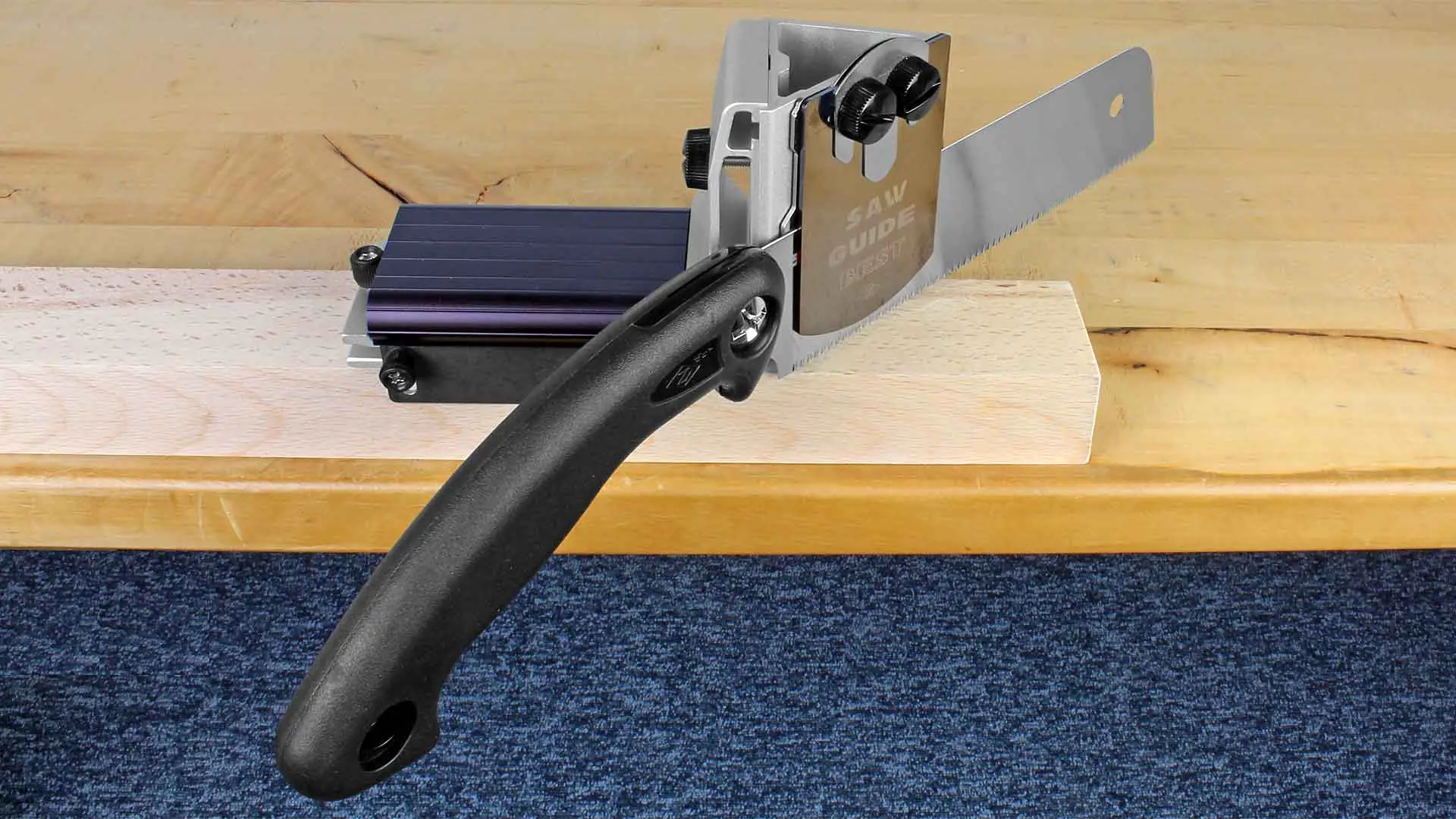 Precision Saw Guide 90° und 45° with 2 Saw Blades 265 and 180 mm Z-Saw Precision Saw Guide 90° und 45° with 2 Saw Blades 265 and 180 mm Z-Saw