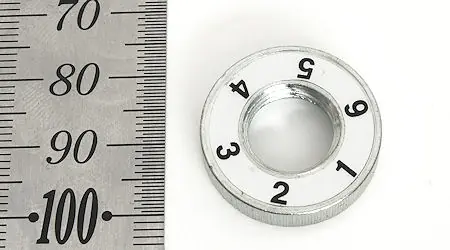 US-105-N adjusting ring with scale suitable for pos. 66 for US-105 TORMEK T7 and T3