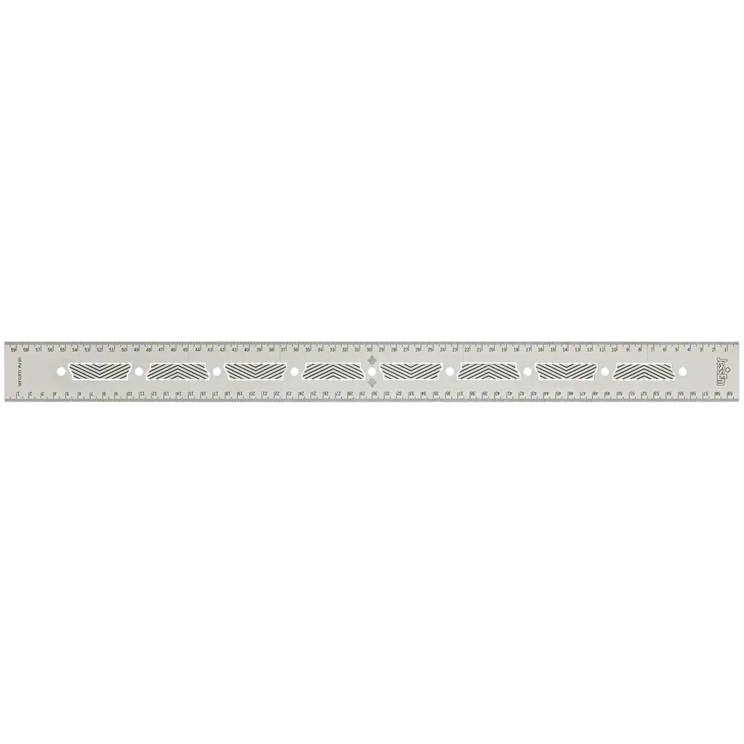 Stainless steel precision ruler Flex Grip 600 mm | JessEm
