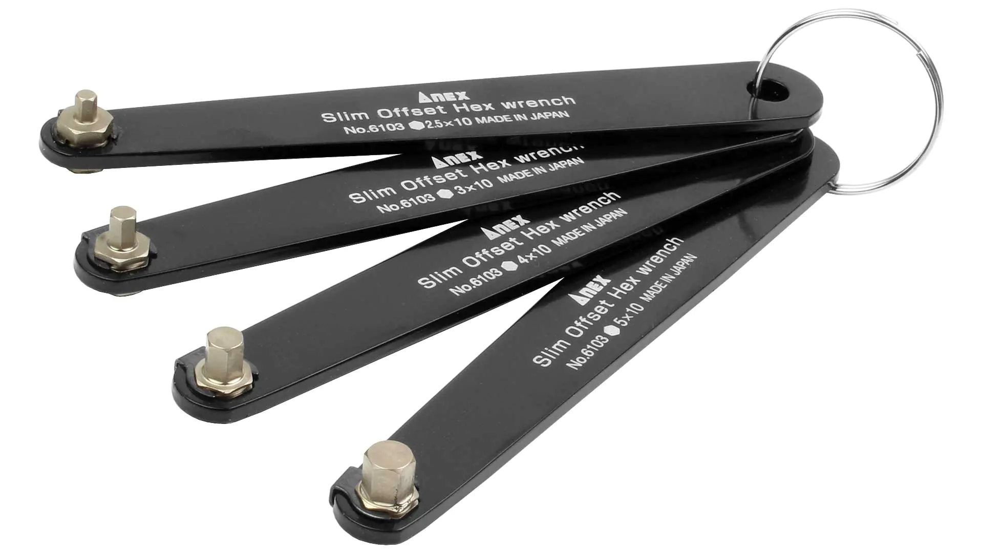 Extremely Flat Angle Screwdrivers - Hexagon