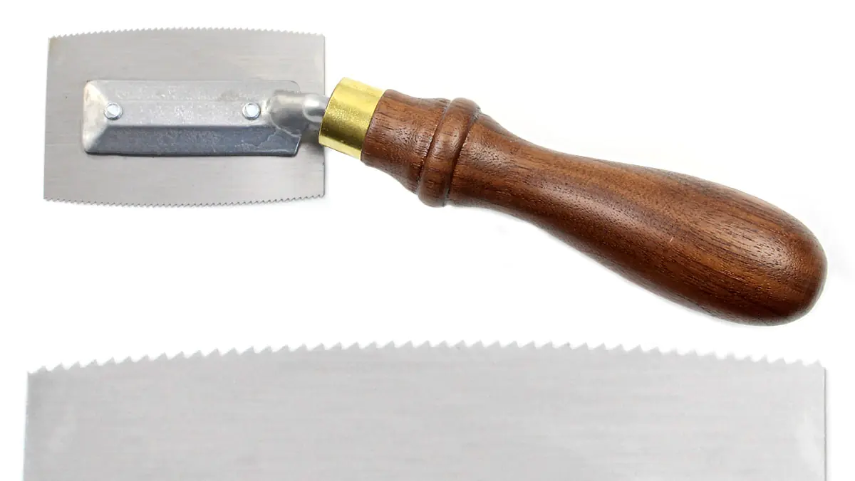 PAX Veneer Saw with wooden Handle Blade 76mm Rip Tooth both Sides FLINN
