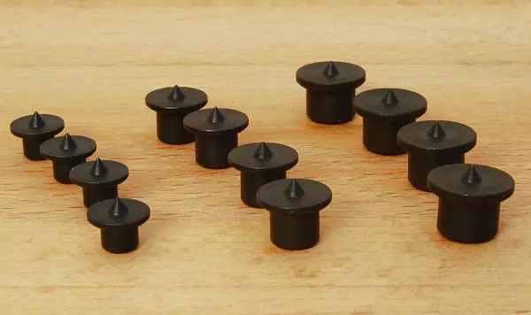 Dowel markers in a pack of 4