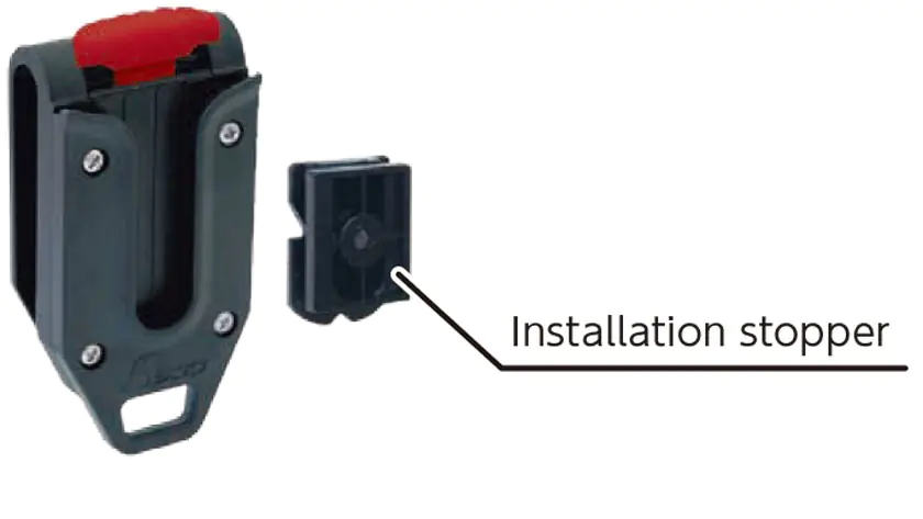 One-touch holder for measuring tape SHINWA