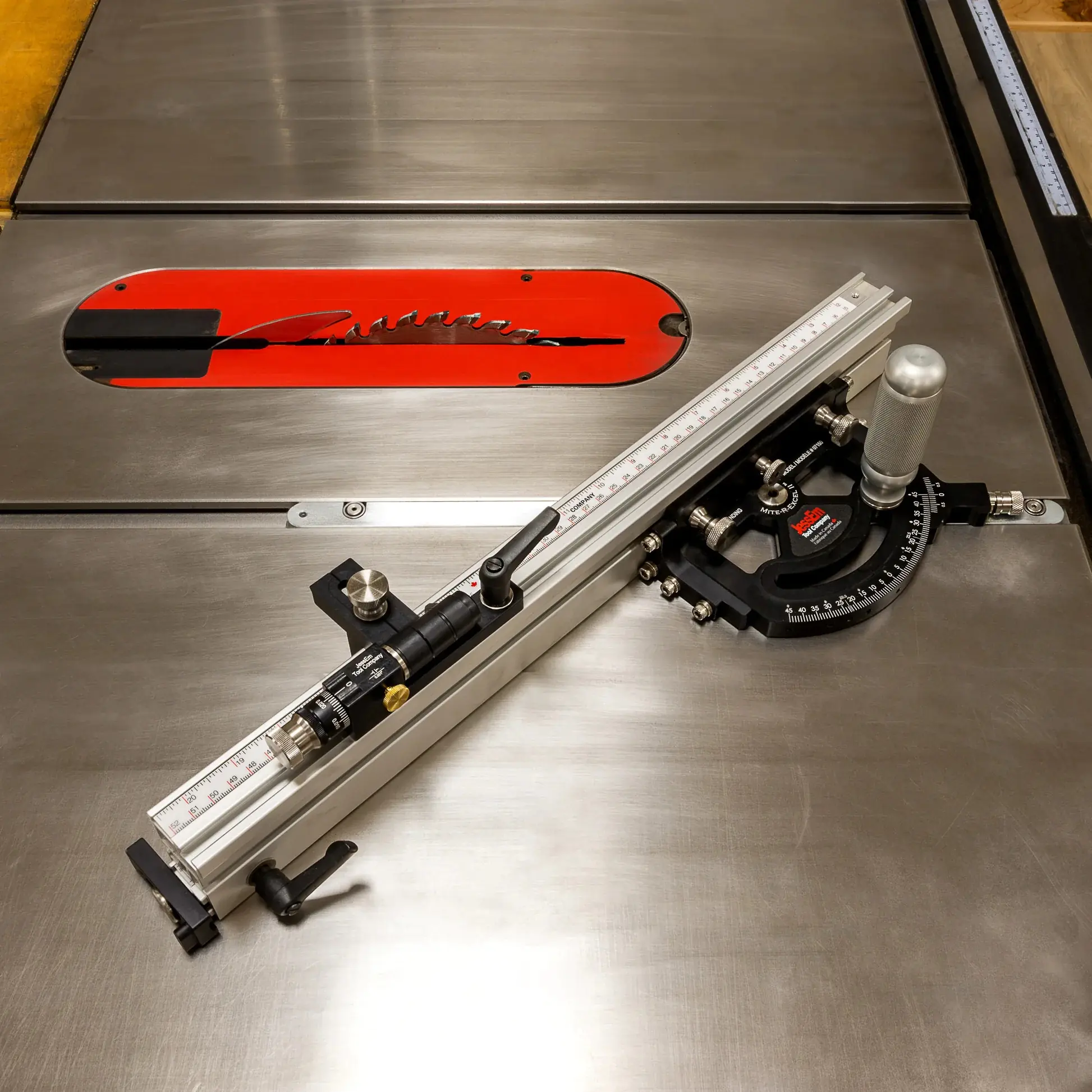 MITER EXCEL II Length Stop JESSEM with Fine Adjustment