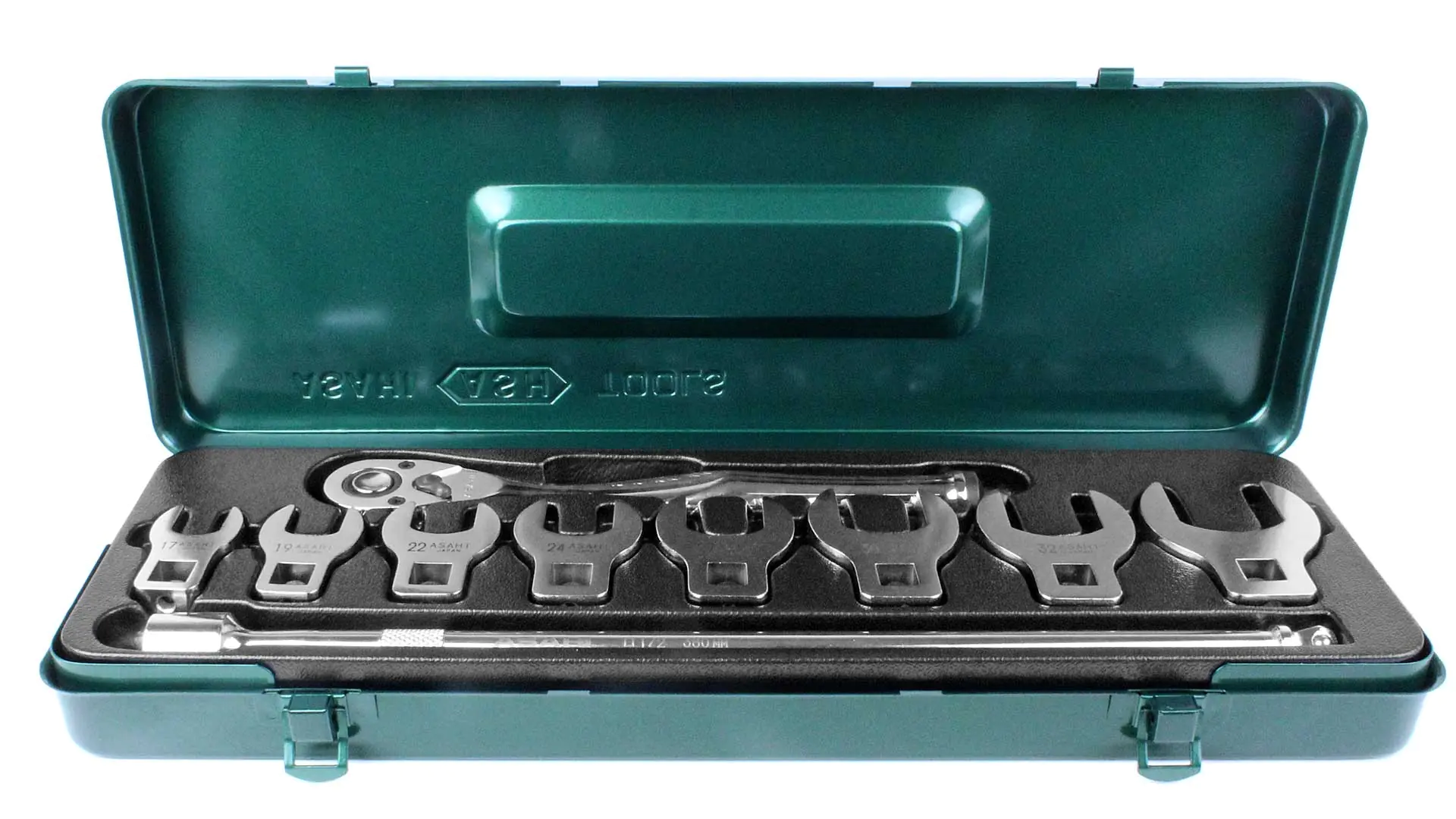 10 Pcs Set Crowfoot Spanners 1/2 inch ASAHI 10 Pcs Set Crowfoot Spanners 1/2 inch ASAHI