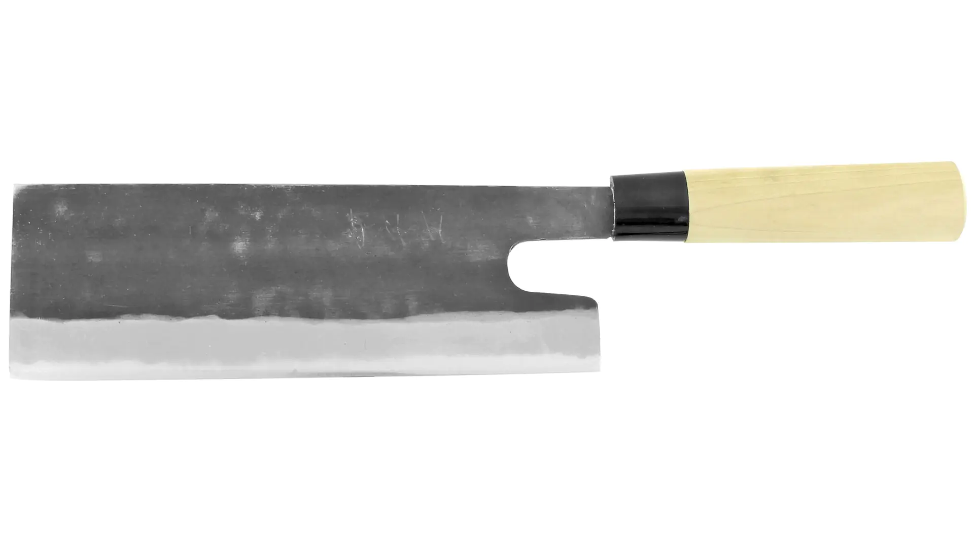 Soba Kiri - Japanese Noodle Knife White Steel Blade 240 mm SHIRO KAMO