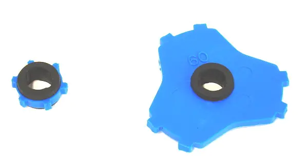 Poly-Clic Galvawood replacement guide plates with rubber sleeve
