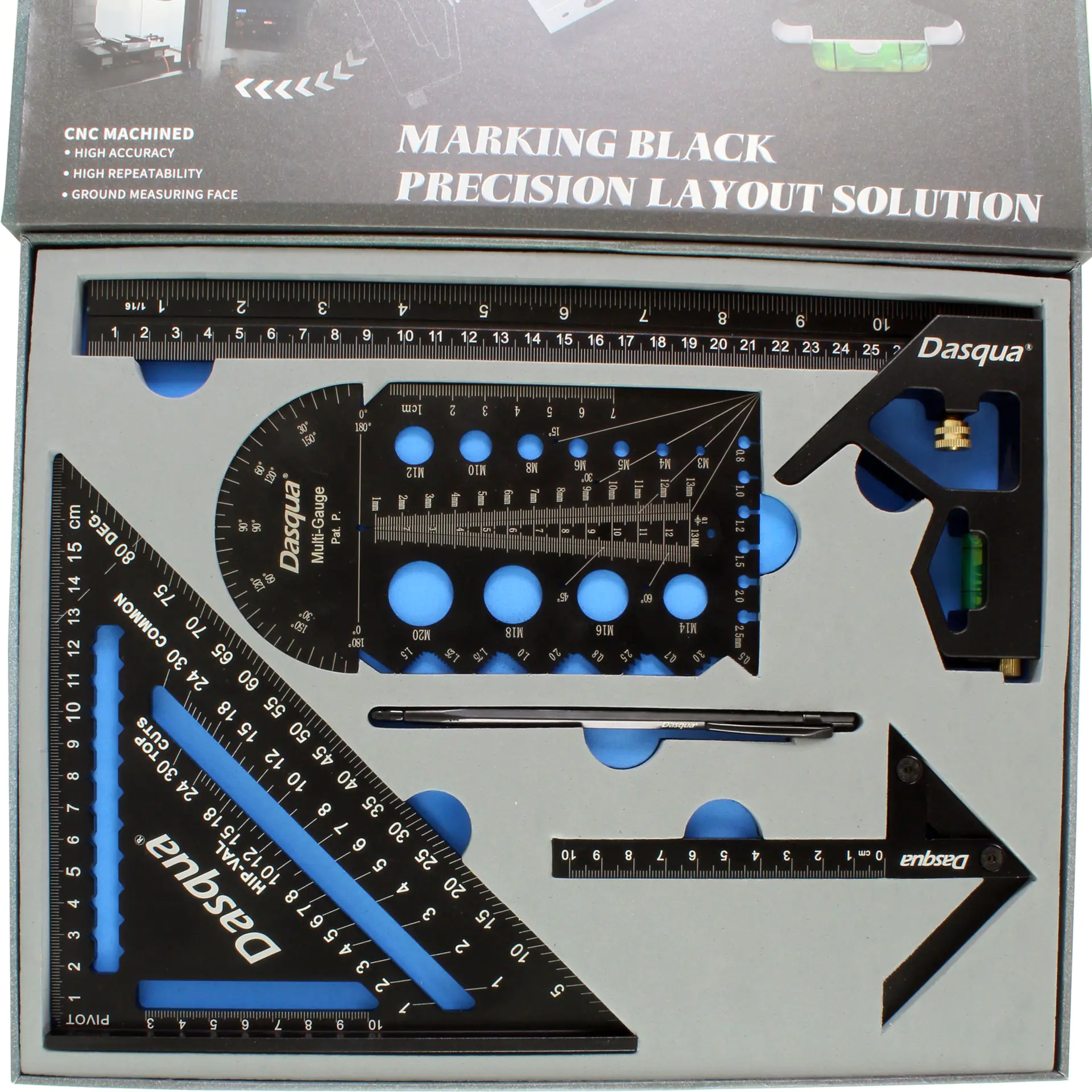 5-piece measuring tool set from DASQUA 5-piece measuring tool set from DASQUA