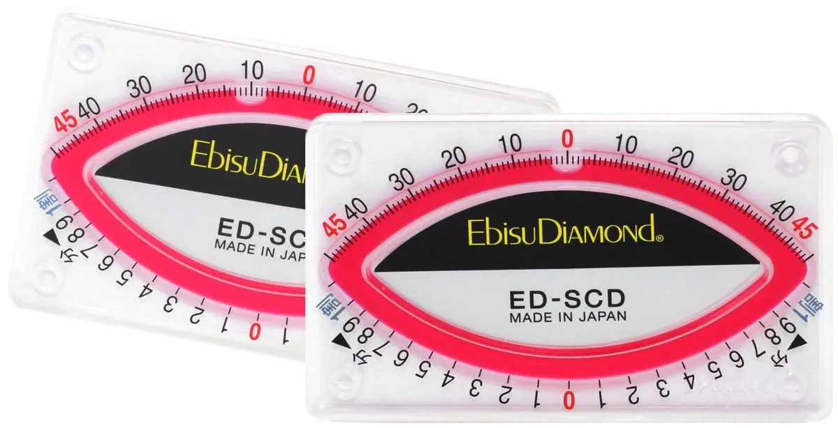 Slant Card Level Red 5.5x54x86mm EBISU  DIAMOND