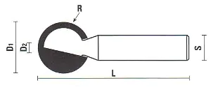 Ball Nose End Mill