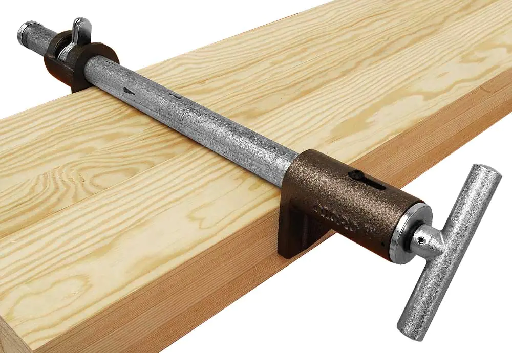 OTORO Pipe Clamp for 3/4 inch Pipes with T-Handle OTORO Pipe Clamp for 3/4 inch Pipes with T-Handle