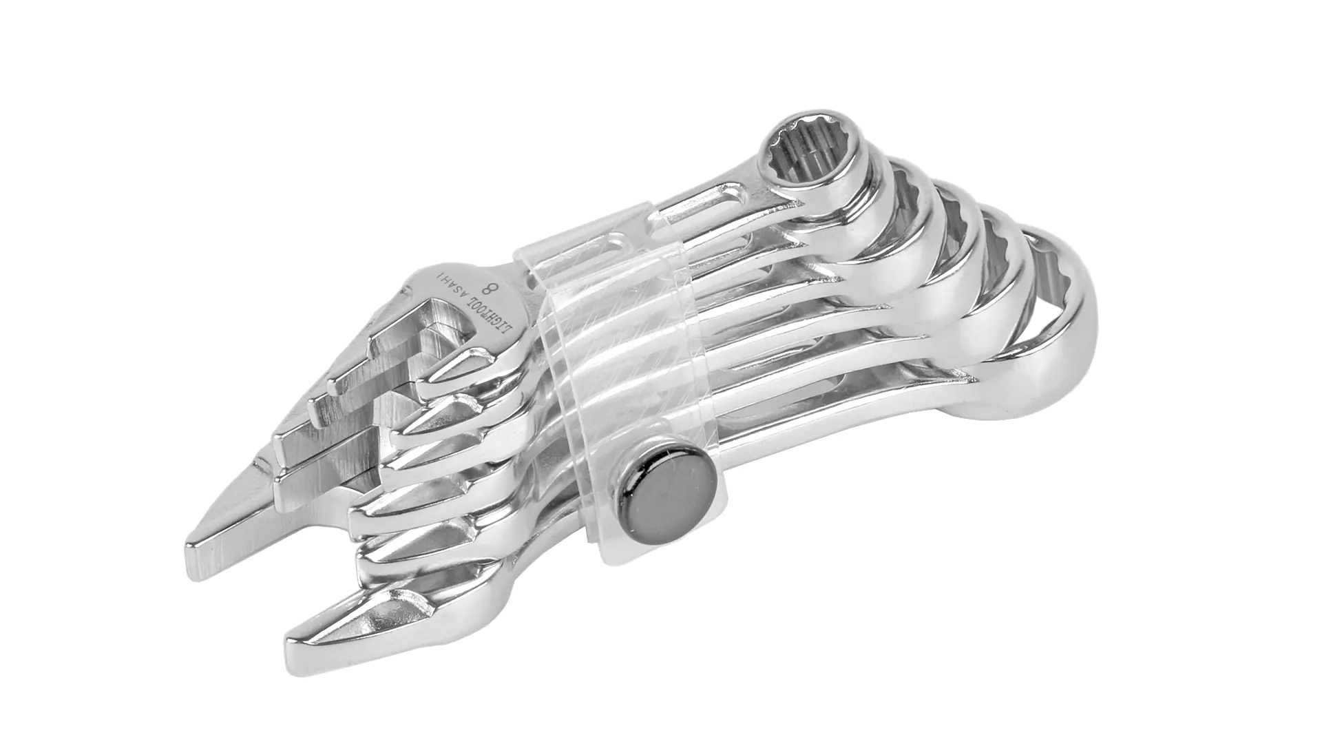 6-piece Set Combination Wrenches short 8-10-12-13-14-17 mm ASAHI LIGHTOOL