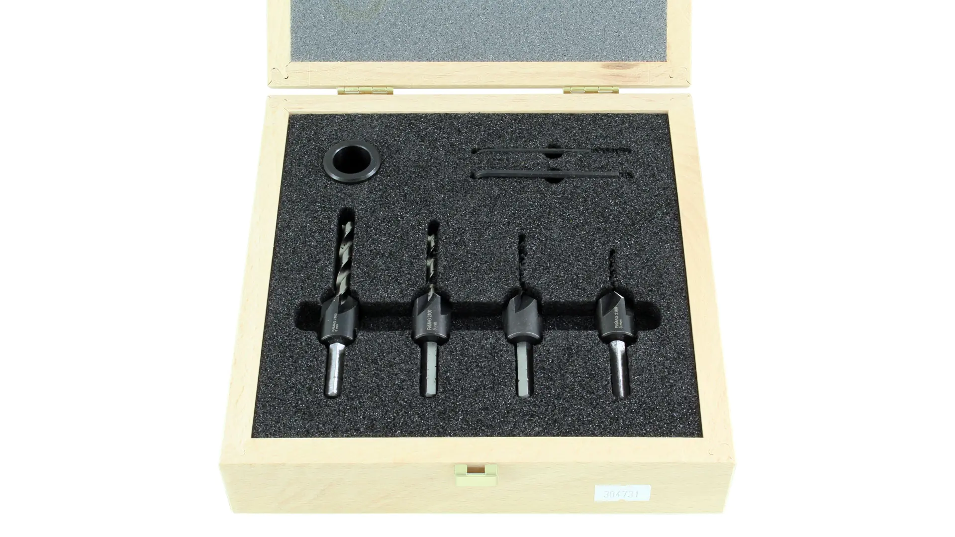 Drill Bit Countersink Set of 4 with hex. Shaft HSS  3-4-5-6mm FAMAG
