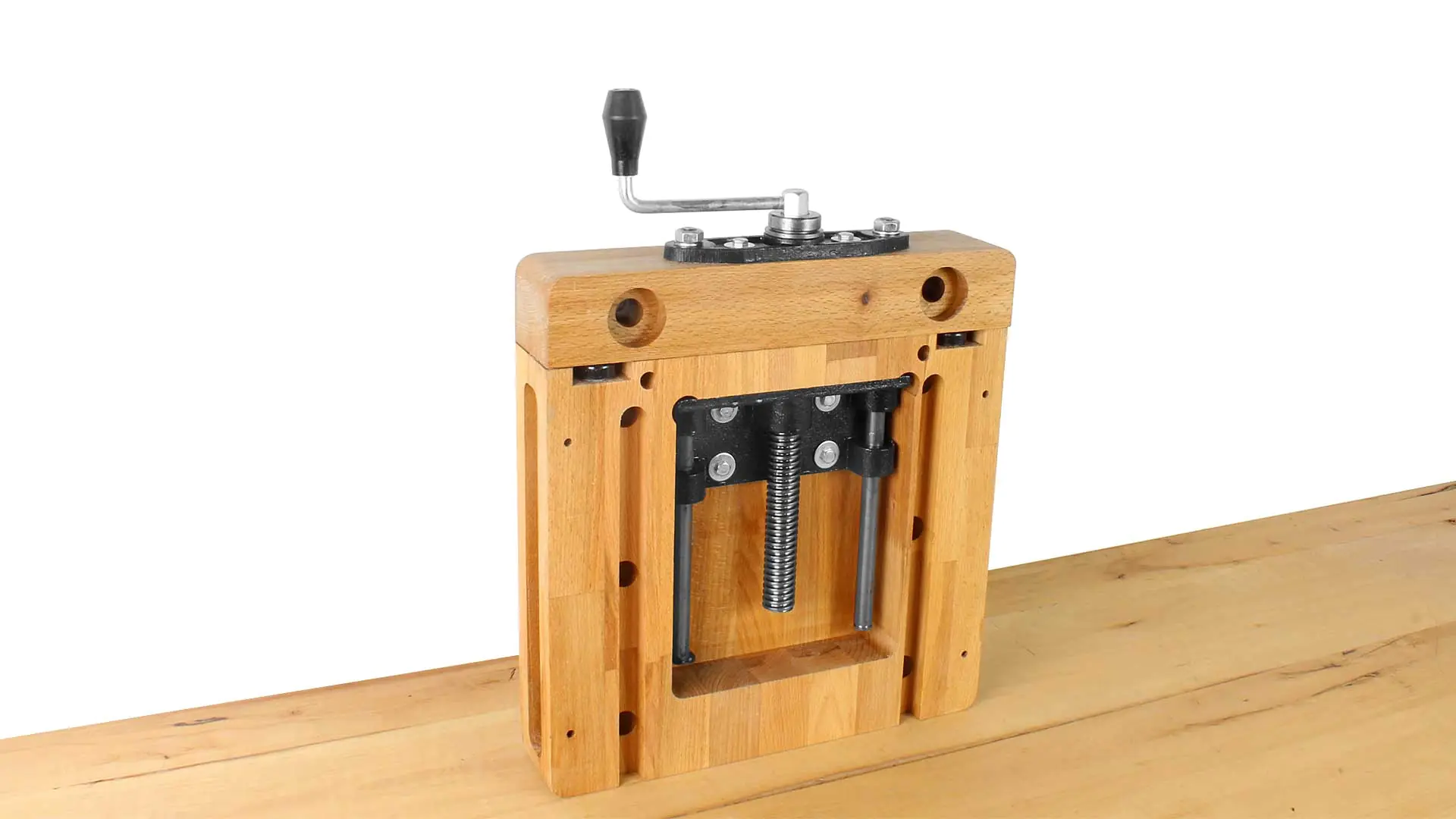 Small Mobile Workstation with crank, depth including jaw 370 mm, width 350 mm PINIE Small Mobile Workstation with crank, depth including jaw 370 mm, width 350 mm PINIE