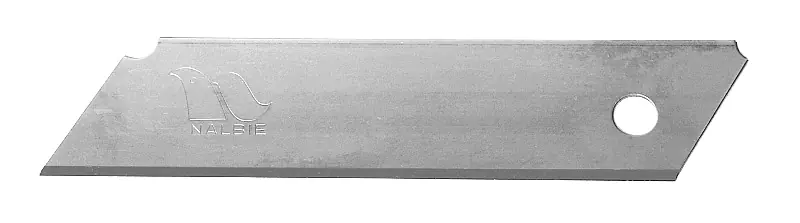Set of 10 stainless Repl. Blades for Safety Knife (Cutter) NALBIE