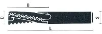 Rough Milling Cutter Positive Spiral (Right-Hand Helix) Coarse (Up Cut)