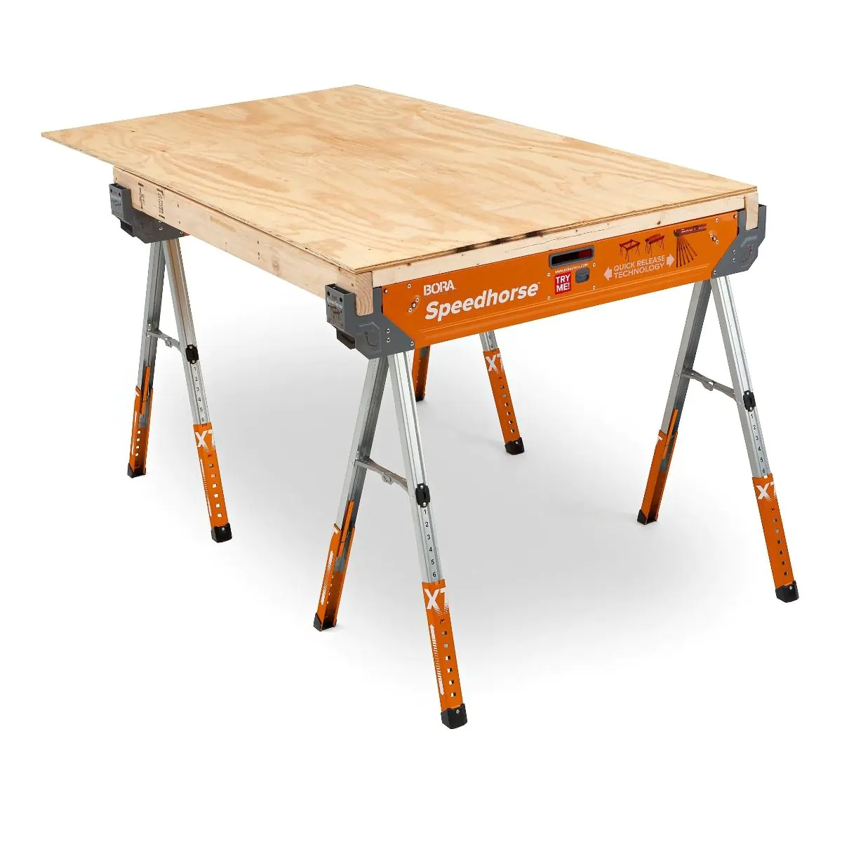 Set of 2 Adjustable work trestles ‘Speedhorse XT’ PM-4550 BORA Set of 2 Adjustable work trestles ‘Speedhorse XT’ PM-4550 BORA