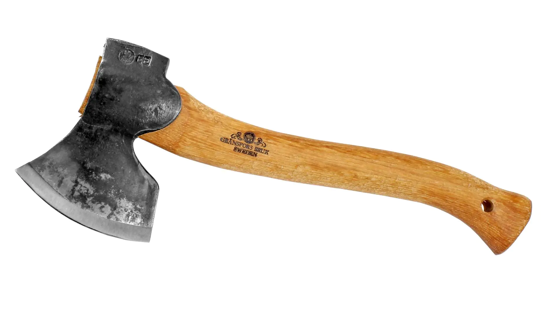 Swedish Carving Axe bevelled on both Sides GRÄNSFORS