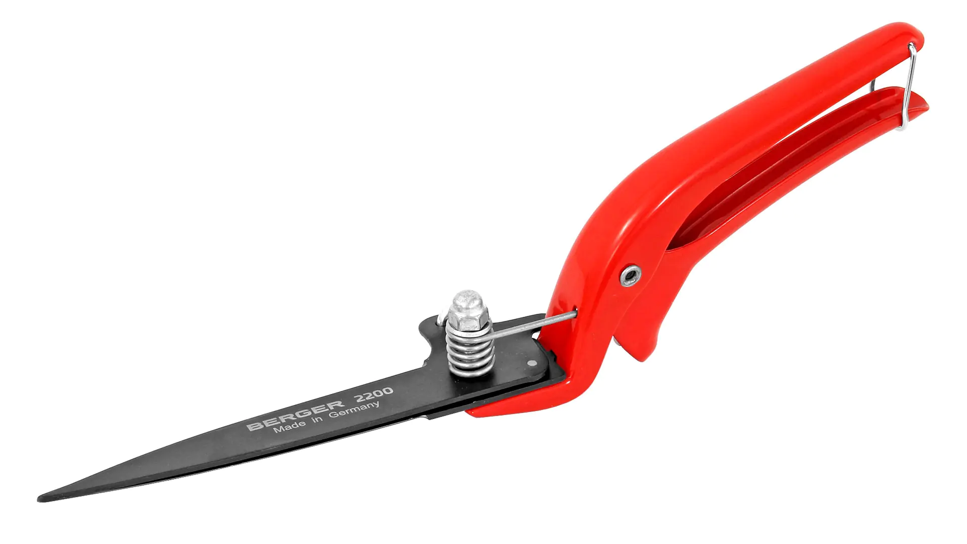 Garden Shears for Grass with one moving and one non-moving low-friction finish Blade BERGER
