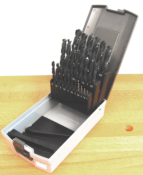 Twist Drill Set 1.0 - 13.0 mm escalating 0.5 mm LOEHER 140/20 in Plastic Box