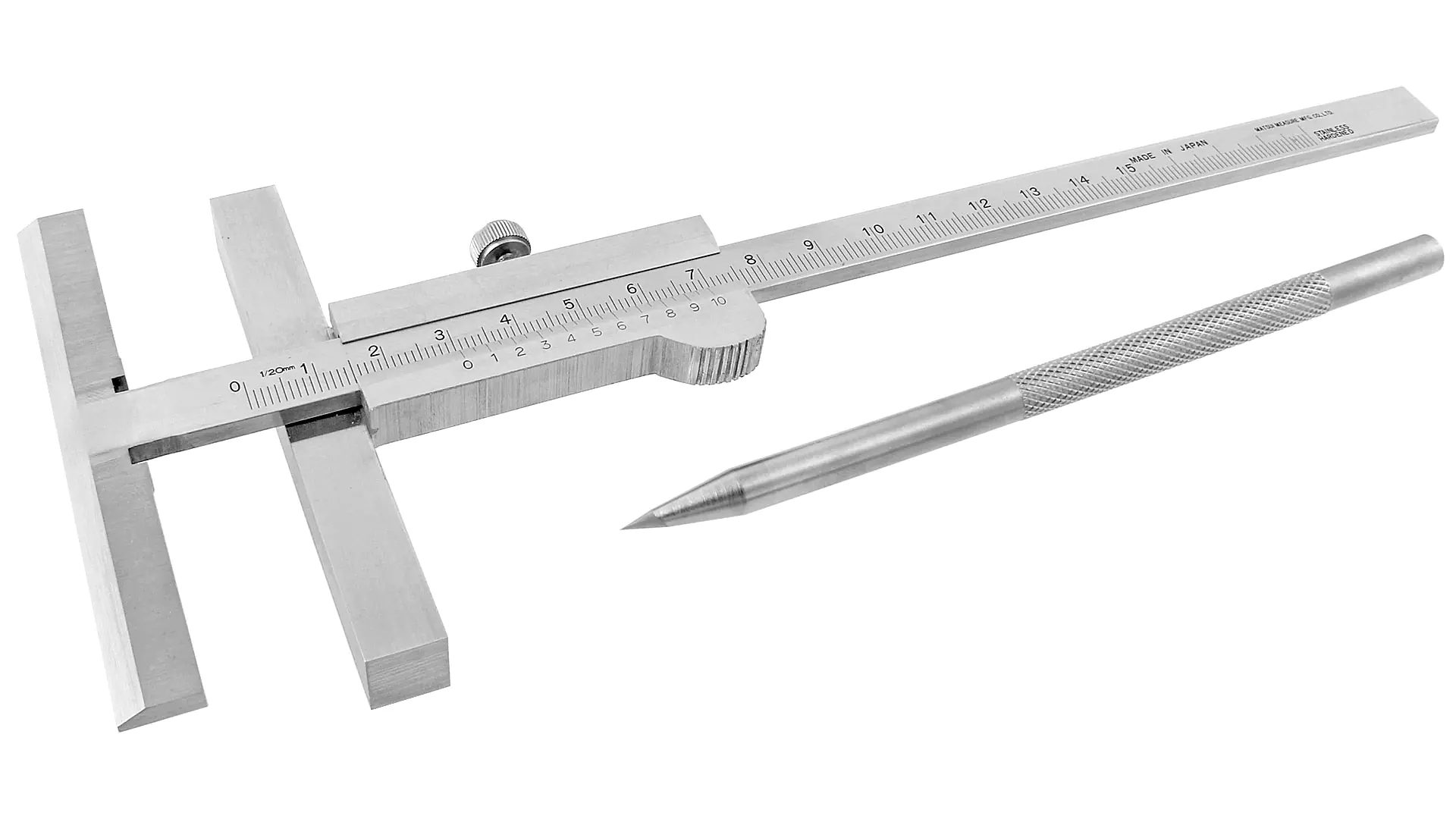 Scriber Gauge Measuring Depth 150mm Reference Bar Length 93mm Bar Depth 11mm MATSUI Scriber Gauge Measuring Depth 150mm Reference Bar Length 93mm Bar Depth 11mm MATSUI
