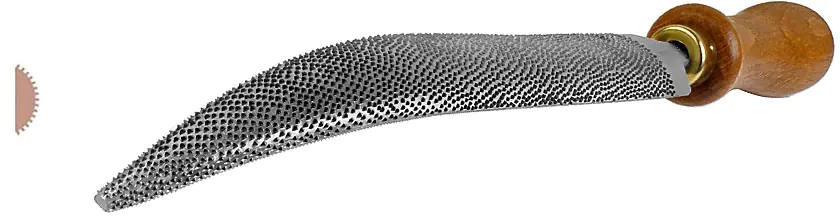 Rasp Cabinet Curved L=250 mm Cut 9 LIOGIER