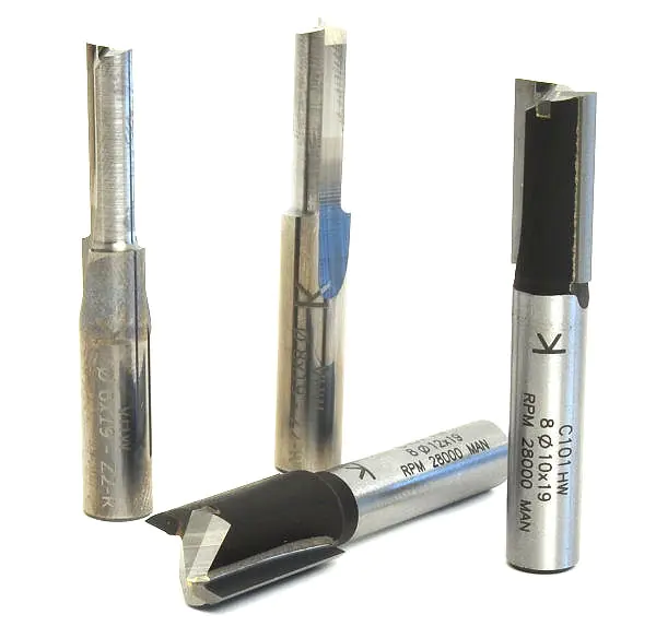 Set of 4 Straight Cutters 6 - 8 - 10 - 12 mm (consisting of nos. 360203/360205/360208/360211) KLEIN