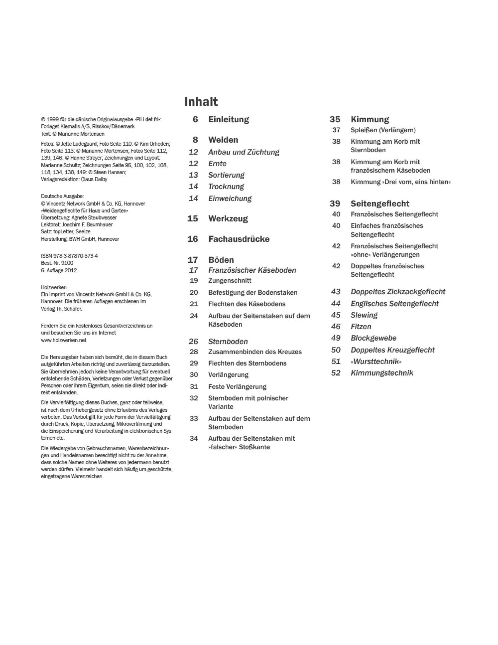 Weidengeflechte für Haus und Garten/Marianne Mortensen Weidengeflechte für Haus und Garten/Marianne Mortensen