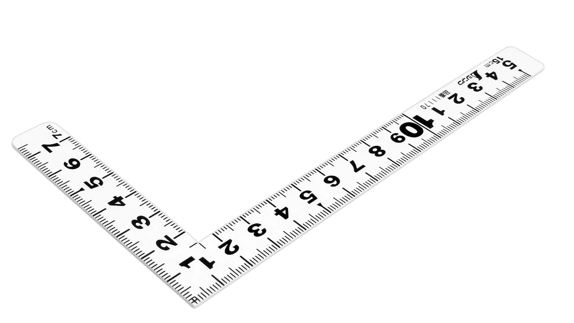 Japanese Mini Carpenter’s Square white 15 cm SHINWA