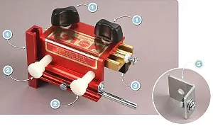 Shop Stop Extender with Fasteners PSST-800100
