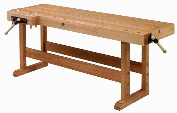 Workbench Model 4 with Round Bench Dogs Table Length 2000 mm  ULMIA