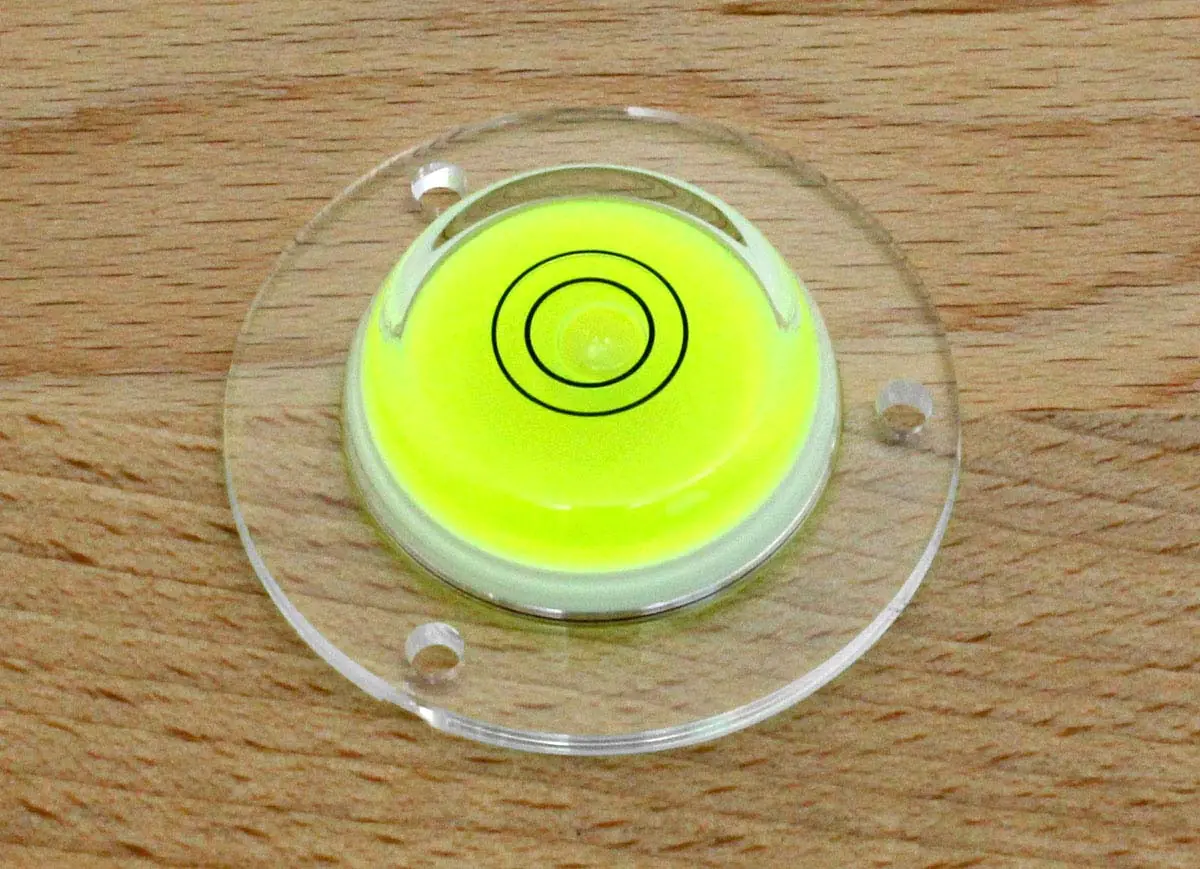 Mini Level (A) with one Vial Diameter 45 mm