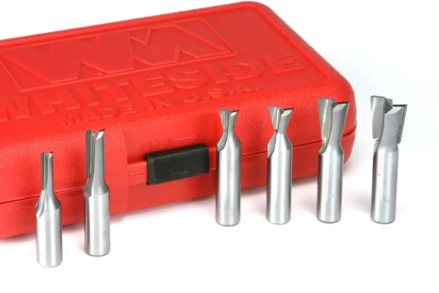 METRIC 6-Piece INCRA Joinery Router Bit Set Shank 1/2 inch (12.7 mm) INCRA/WHITESIDE