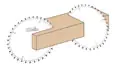 Circular Saw Blade HW D=160mm d=20mm B=2.6mm c=1.6mm Z=24 Alternate Top Bevel Tooth KLEIN Circular Saw Blade HW D=160mm d=20mm B=2.6mm c=1.6mm Z=24 Alternate Top Bevel Tooth KLEIN
