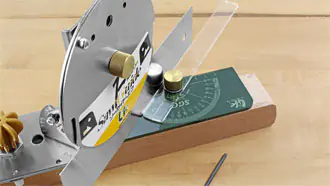 For checking the angle of miters