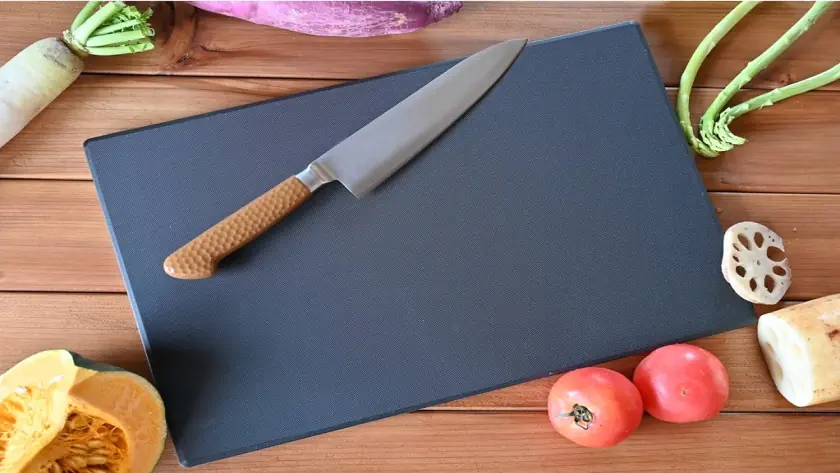 Black Cutting Board FPEL 410x230x20mm HASEGAWA Black Cutting Board FPEL 410x230x20mm HASEGAWA