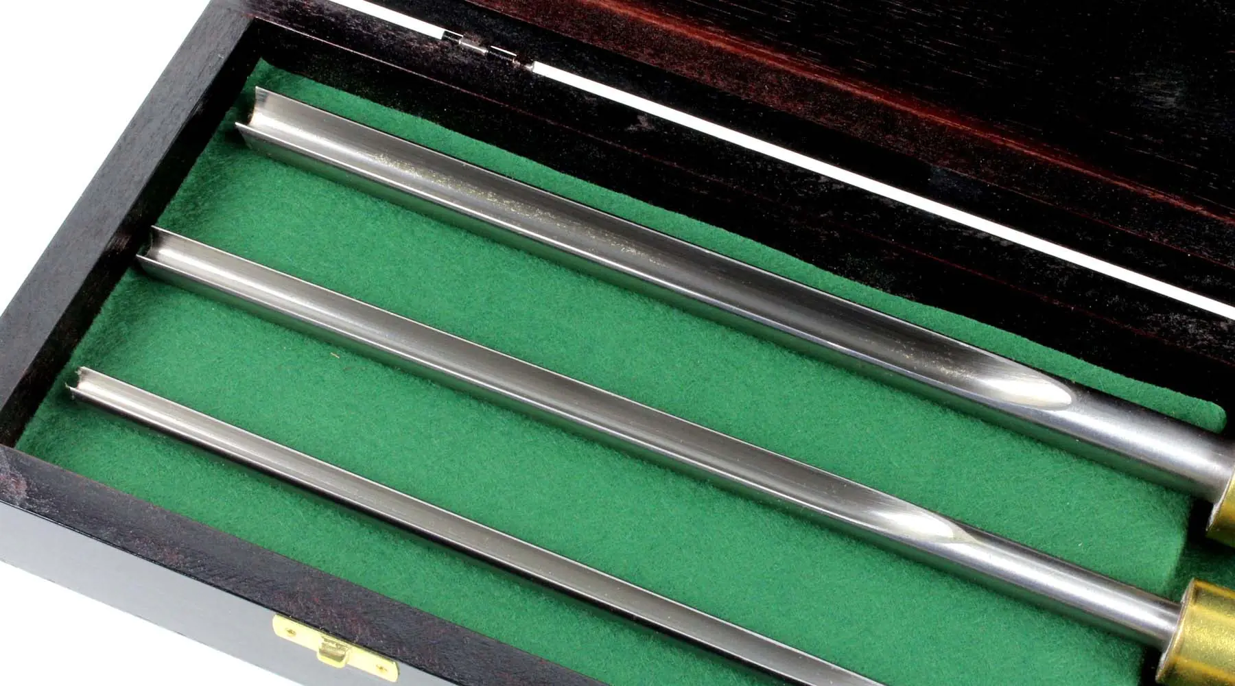 3 Piece Bowl Gouge Set in wooden box CROWN 3 Piece Bowl Gouge Set in wooden box CROWN