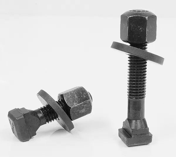 Screw for T-slot with hex nut and washer with thread M10 for slot width 10 mm
