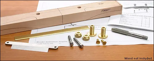 Wooden Spokeshave Kit Edge Length 70 mm VERITAS