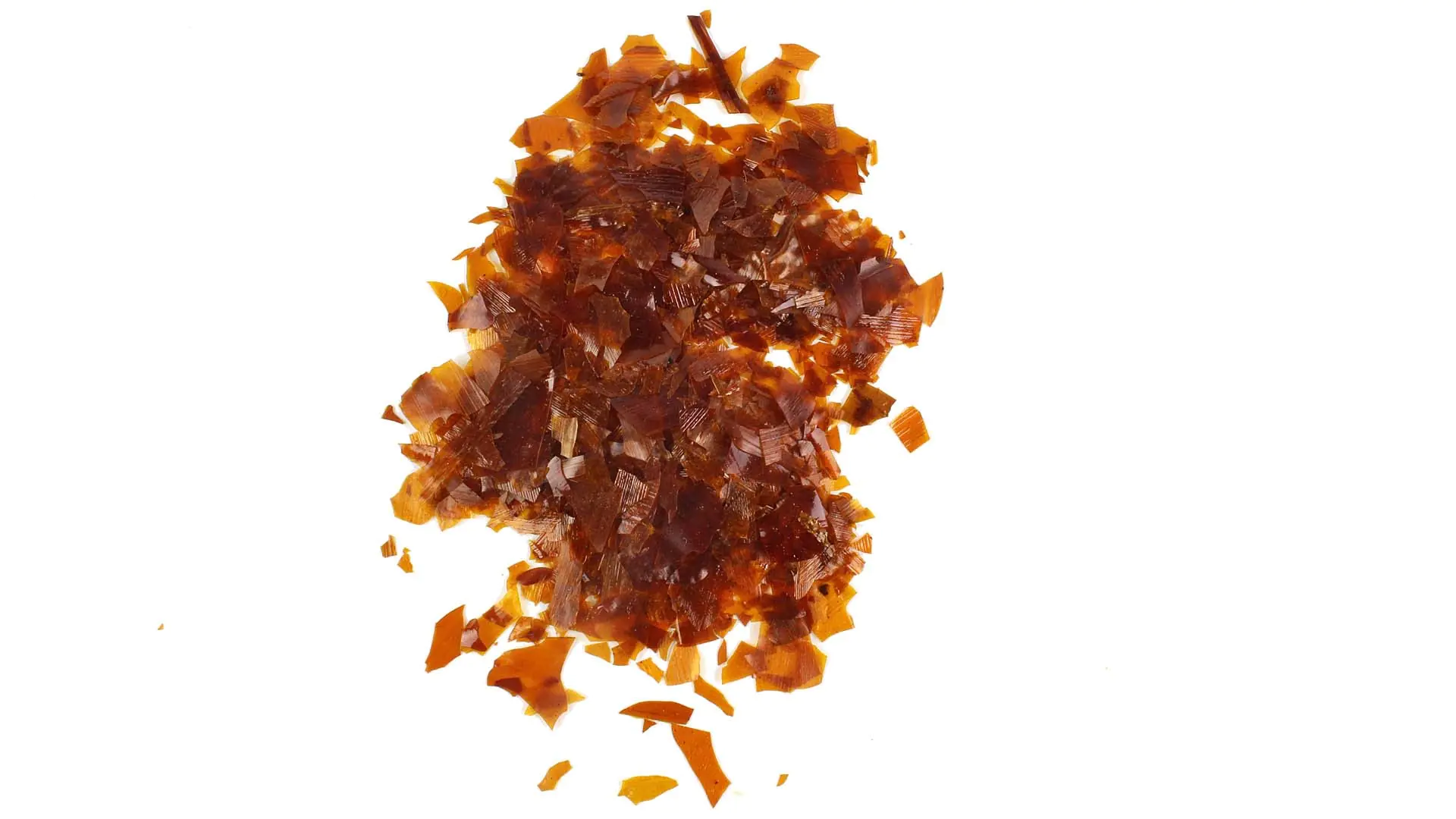 Shellac in sheets, wax-containing, lemon Shellac in sheets, wax-containing, lemon