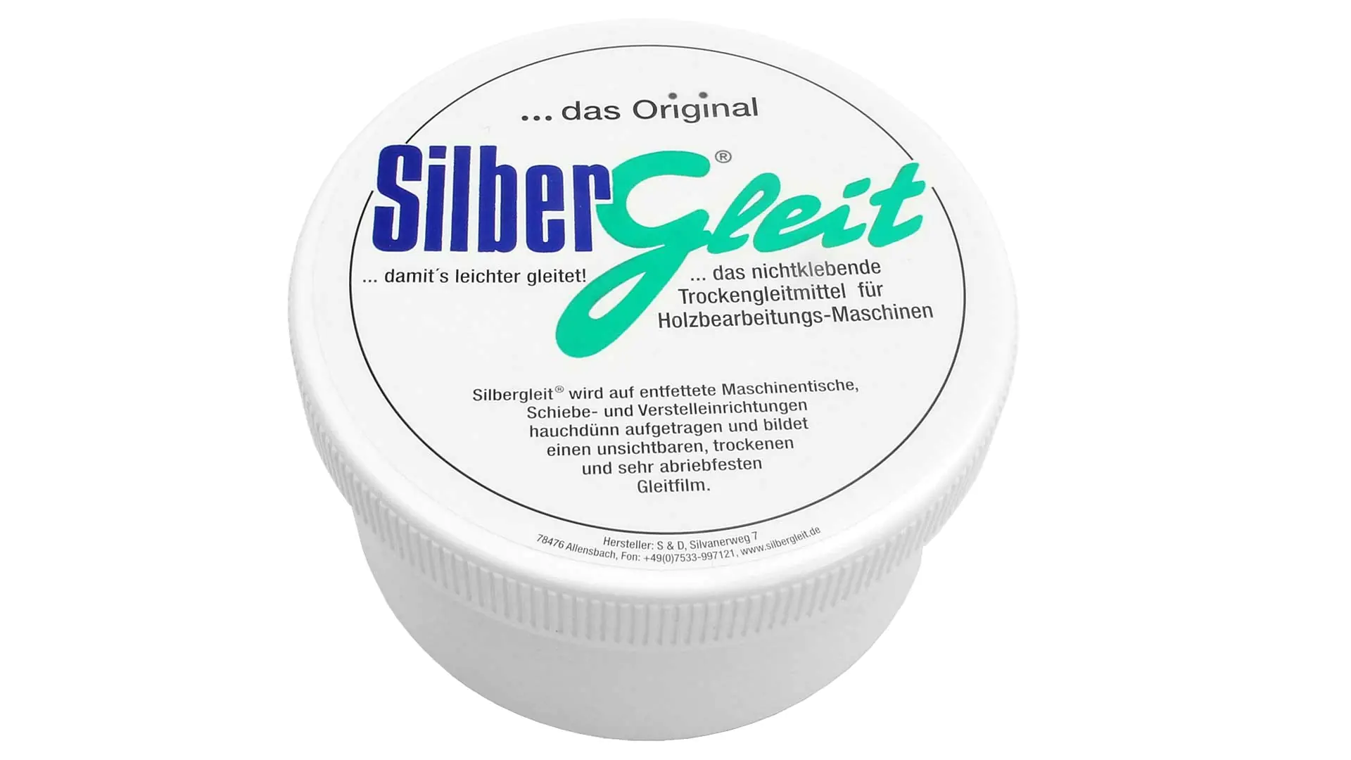 Silbergleit, dry lubricant for woodworking machines, 250ml Silbergleit, dry lubricant for woodworking machines, 250ml