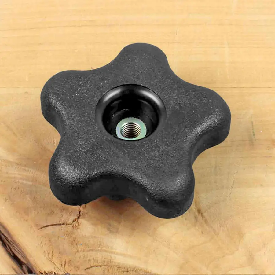 5 star knob M6 internal thread D = 55 mm 5 star knob M6 internal thread D = 55 mm