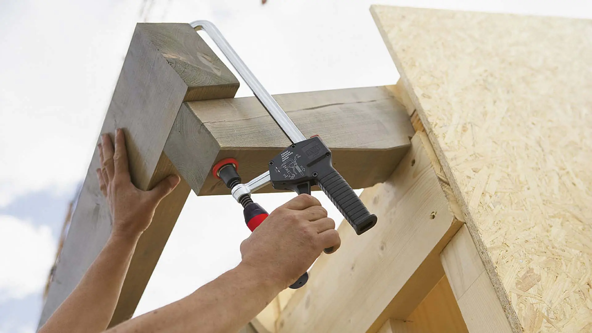 One Handed Quick Action Bar Clamp EHZ-30-2K Opening 300 mm BESSEY One Handed Quick Action Bar Clamp EHZ-30-2K Opening 300 mm BESSEY