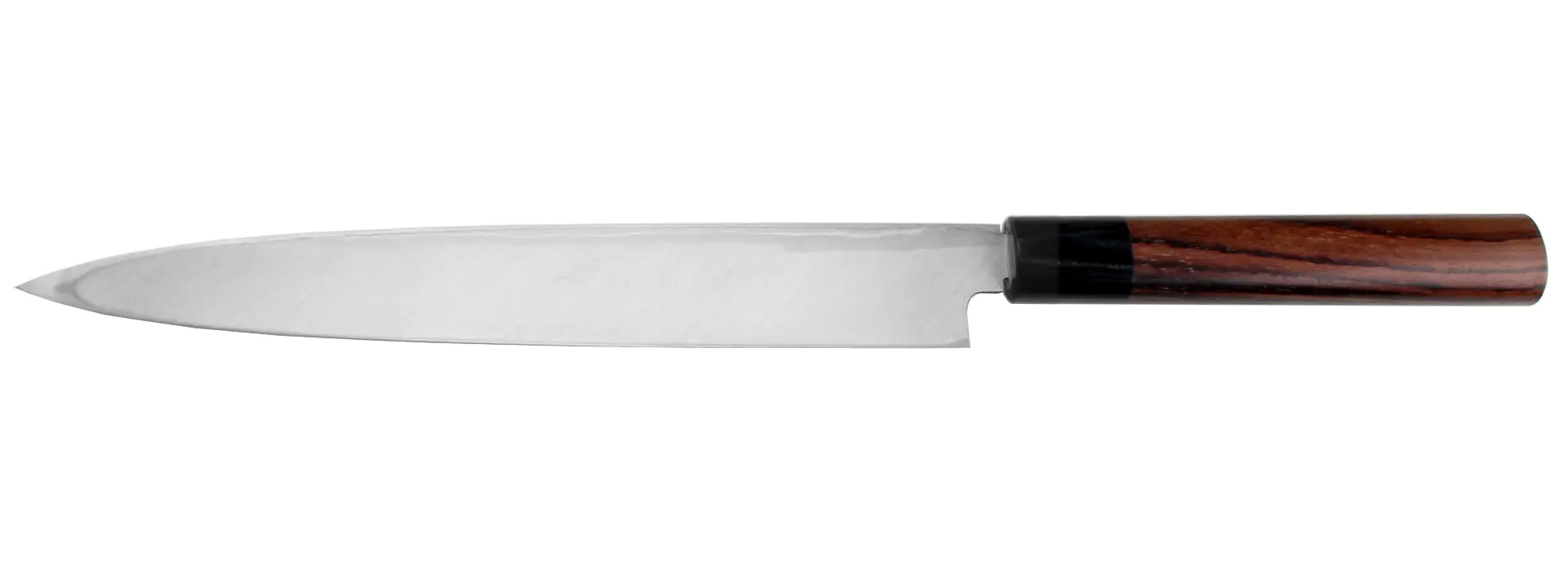Sashimi Hocho - Fish Knife Suminagashi/White Paper Steel Blade 240 mm HIDEO KITAOKA