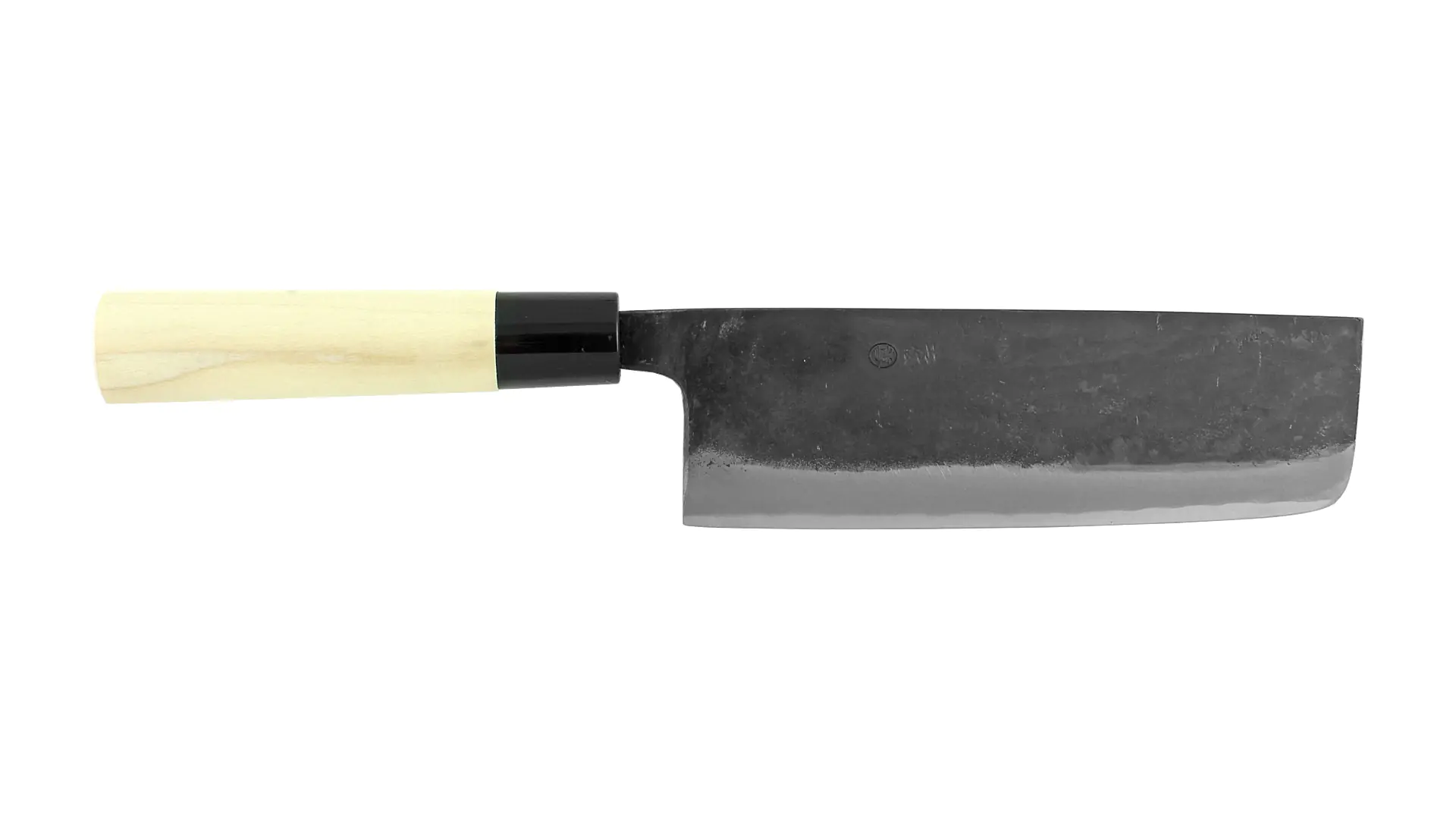 Nakiri - Vegetable Knife Black White Steel Steel  Blade 165 mm Sontoku Nakiri - Vegetable Knife Black White Steel Steel  Blade 165 mm Sontoku