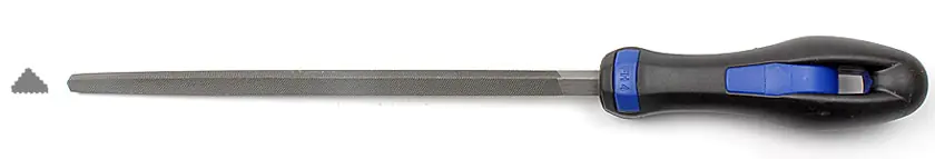 File with ergonomical Handle triangle Cut 2 Ciut length 200 mm AJAX