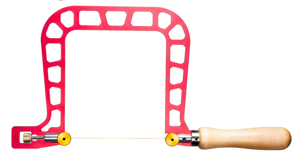 Fret Saw with Screw Tension Frame Height 5 inches - 125 mm KNEW CONCEPTS