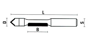Copy milling cutters or profile milling cutters
