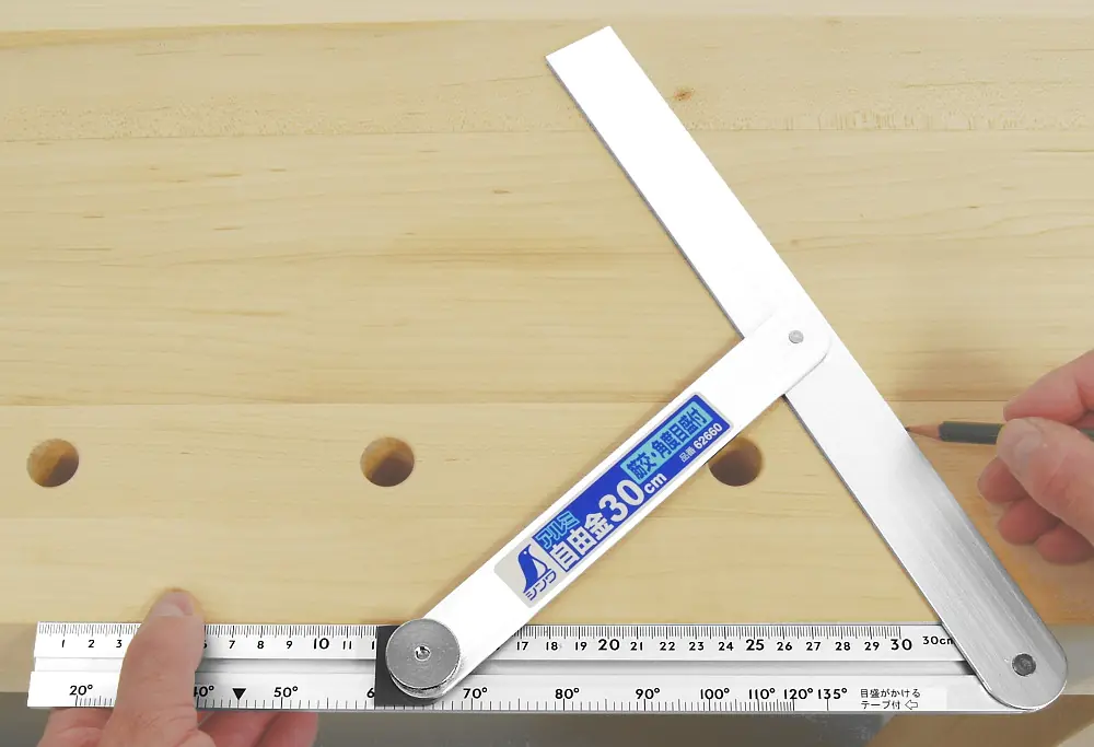 SHINWA Bevel Gauge with Protractor Scale