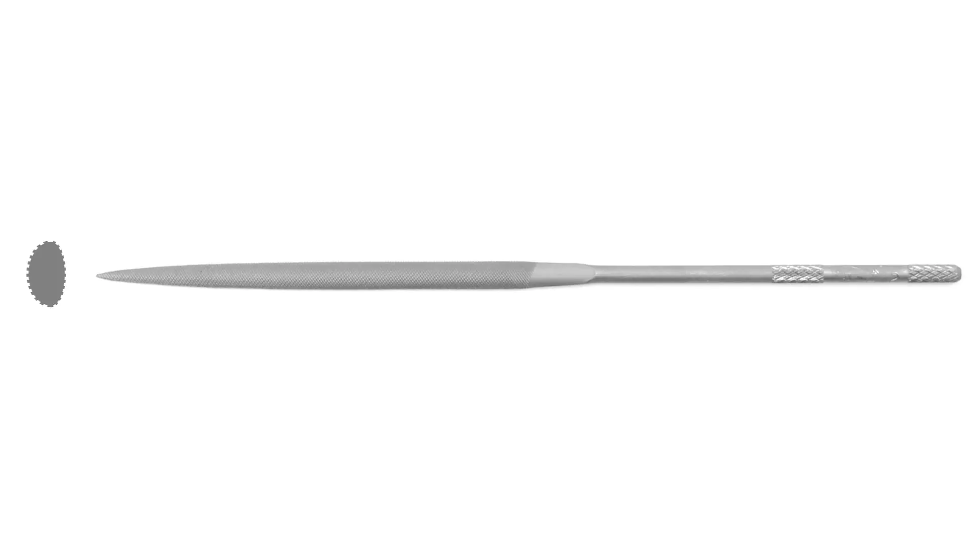 Needle File Crossing Cut 2 Total Length 140 mm F.DICK